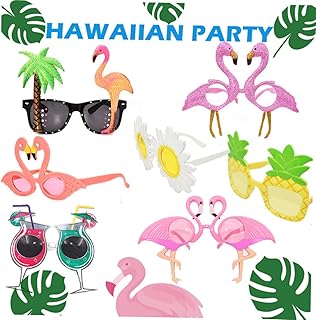 3 Pçs Óculos De Sol Havaianos Óculos De Tiro De Plástico Óculos De Sol De Plástico Óculos De Festa Para Crianças Óculos Engraçados Óculos De Sol Bobos Óculos De Sol Hawaii Óculos