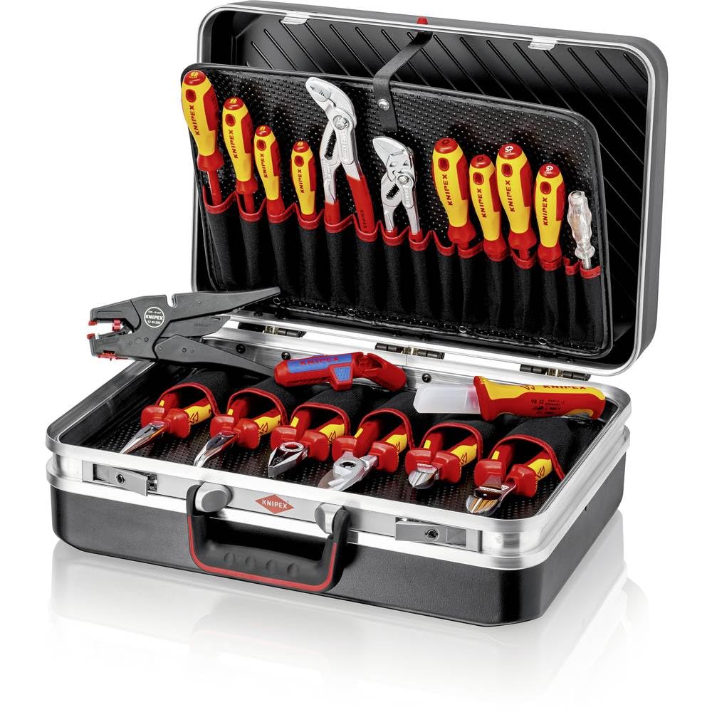 Knipex Vision24 Electro Tool Case, 20 Tools, 21 Insertion