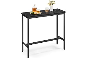 VASAGLE Bar Table - Perfect for Small Spaces, Narrow Long Table for Kitchen, Dining, Pub