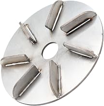 Hog Hair Remover – Stainless Steel Animal Hair Shaver 7/9 Teeth, 10cm Diameter Durable Scraper Attachment, Fits 100 Angle Grinder for Cow Sheep Pig Poultry Farm Kitchen | Butchering Grooming Tool