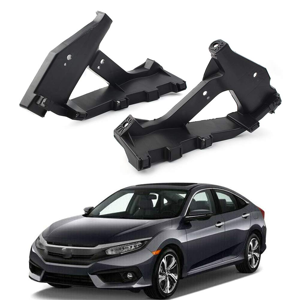 GZYF Car Auto Front Bumper Headlight Support Bracket for Honda Civic Sedan 2016-2019, Left & Right Side, 71190-TBA-A00 71140-TBA-A00