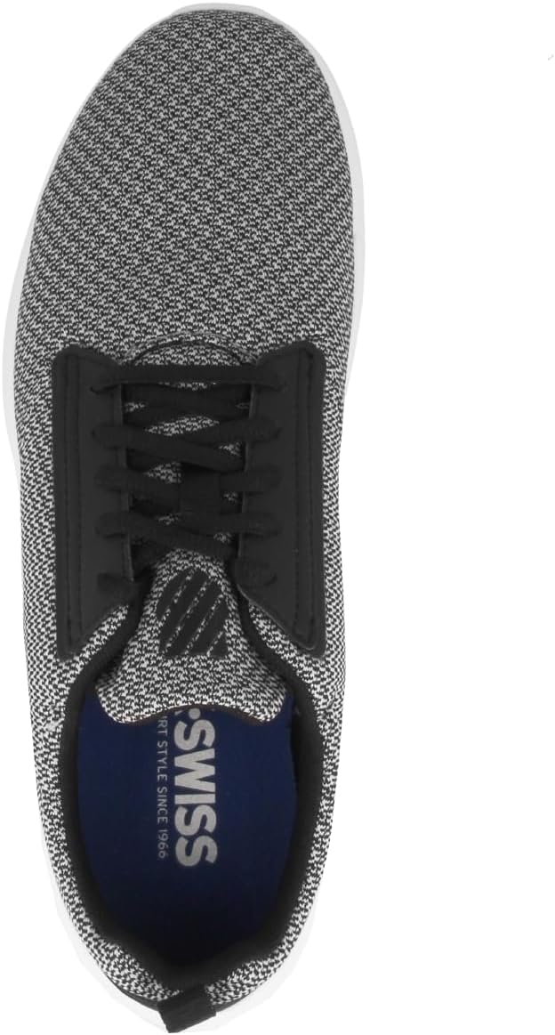 K-Swiss Men's Aeronaut Sneaker 6.5 High-rise/Black/White