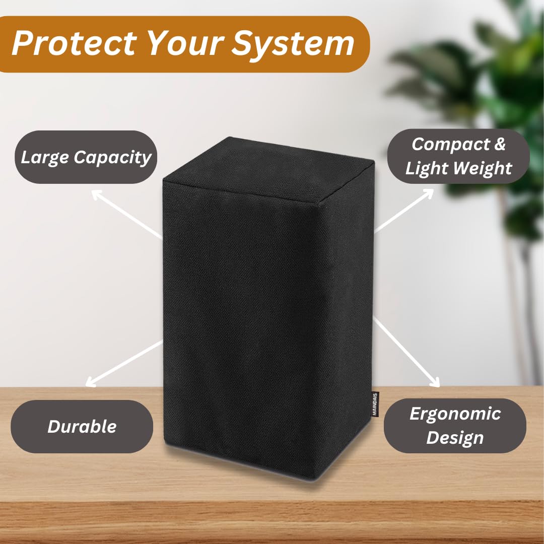 MAINDAIS Dust Proof Water Proof Washable Air Purifier Cover for FJY4033IN Size (L X W X H - 24 X 24 X 52 CM) (MDAPC-105-BLACK) 1