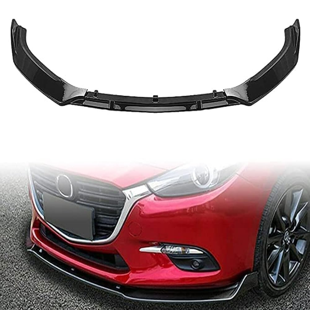 Aileron avant pour Mazda 3 idéal pour stabiliser vos trajets autoroutiers