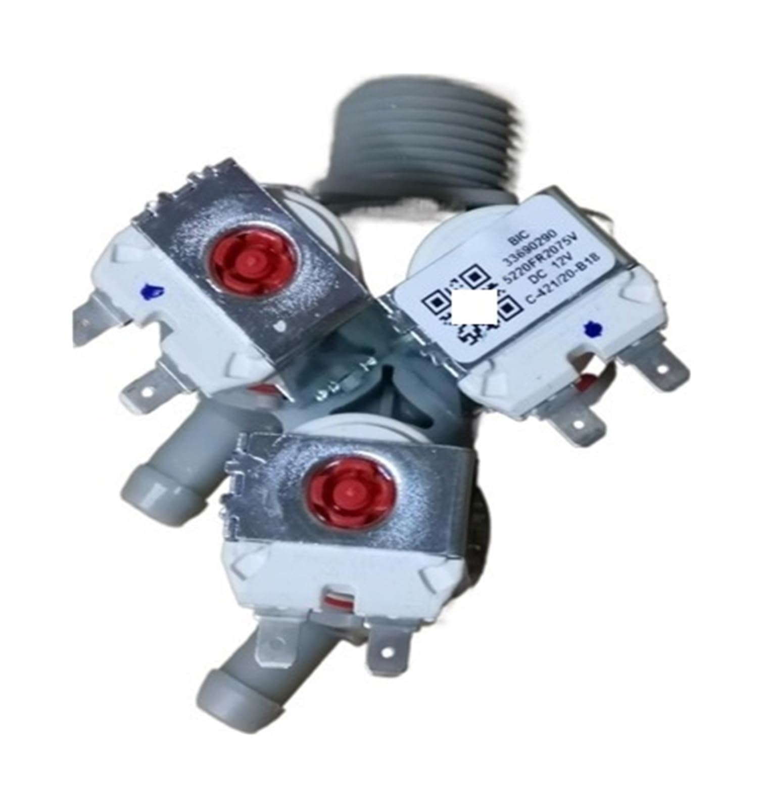 Compatible Con Válvula Solenoide De Entrada De Agua For Lavadora LG, 5220FR2075V DC12V, Válvula De Entrada De Agua For Lavadora