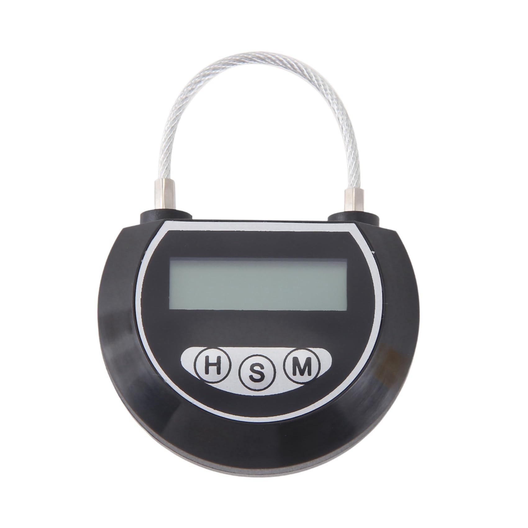 2X Elektronischer Zeitschloss-Timer-Schlossbehälter, Multifunktions-Zeitschlossbehälter für Spielzeug, Schwarz