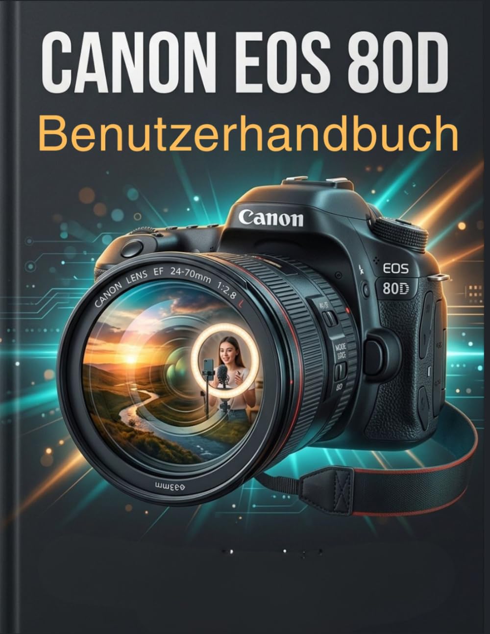 Canon EOS 80D Benutzerhandbuch: Eine Schritt-für-Schritt-Anleitung für makellose Porträts, gestochen scharfe Landschaftsaufnahmen und kristallklare Vlogs