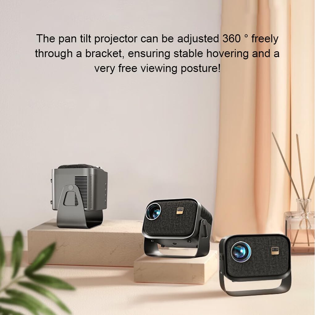 Projecteur de Faisceau Portable pour Smartphone Home cinéma Mini projecteur innovant projecteurs de cinéma Maison Smart TV 4K Facile, Android 4k Full HD