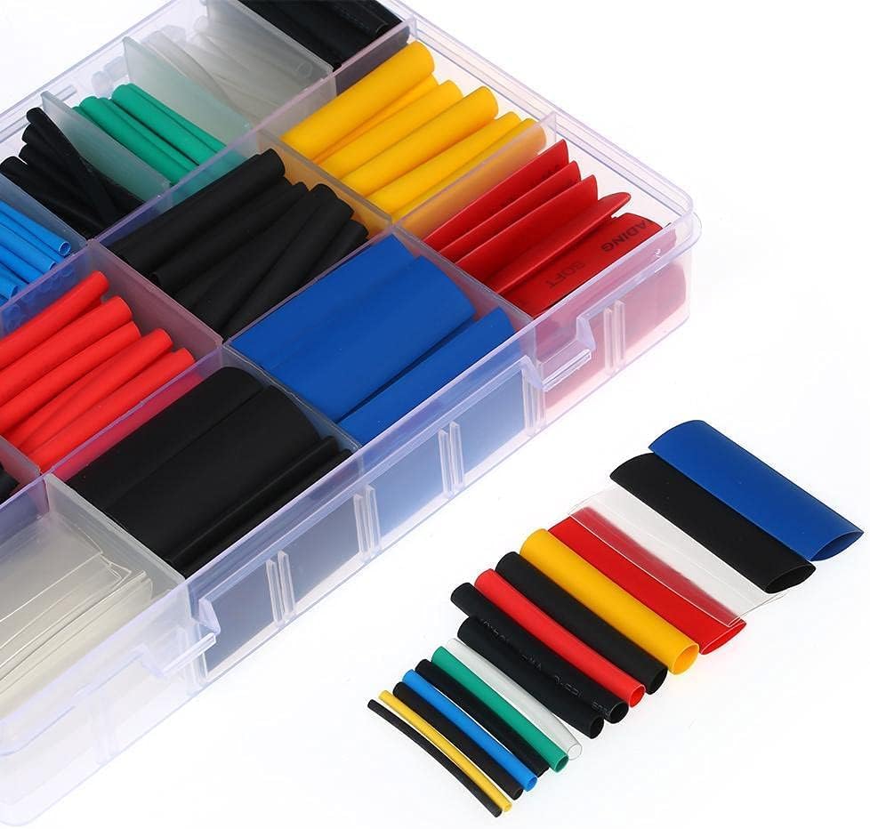 Orret Home 560 Parça Isıyla Daralan Makaron Kablo Koruyucu Set, Elektrik Kablosu için Isıya Dayanıklı Koruyucu, Kutulu, Çeşitli Boyutlarda - Görsel 2