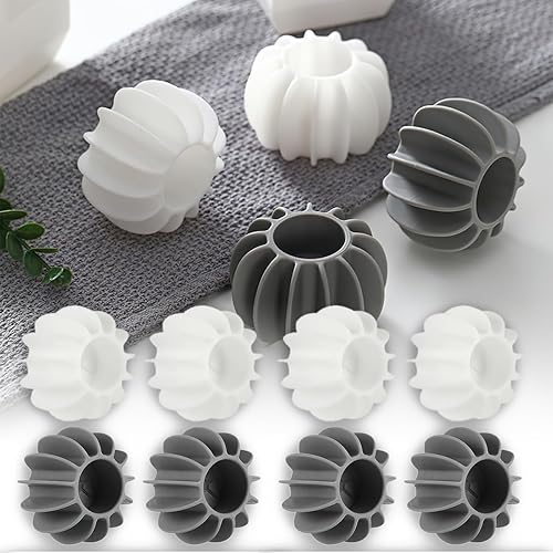 AUOCATTAIL 10 bolas secadoras para eliminar manchas y no se enredan, lavadora especial (1.6 x 1.0 in/1,57 x 0,98 pulgadas)