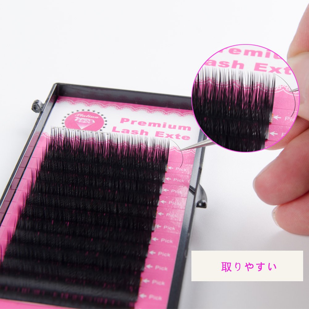 Amazon | PLATINA LASH セーブルまつげエクステ Cカール 0.20太さ 13mm