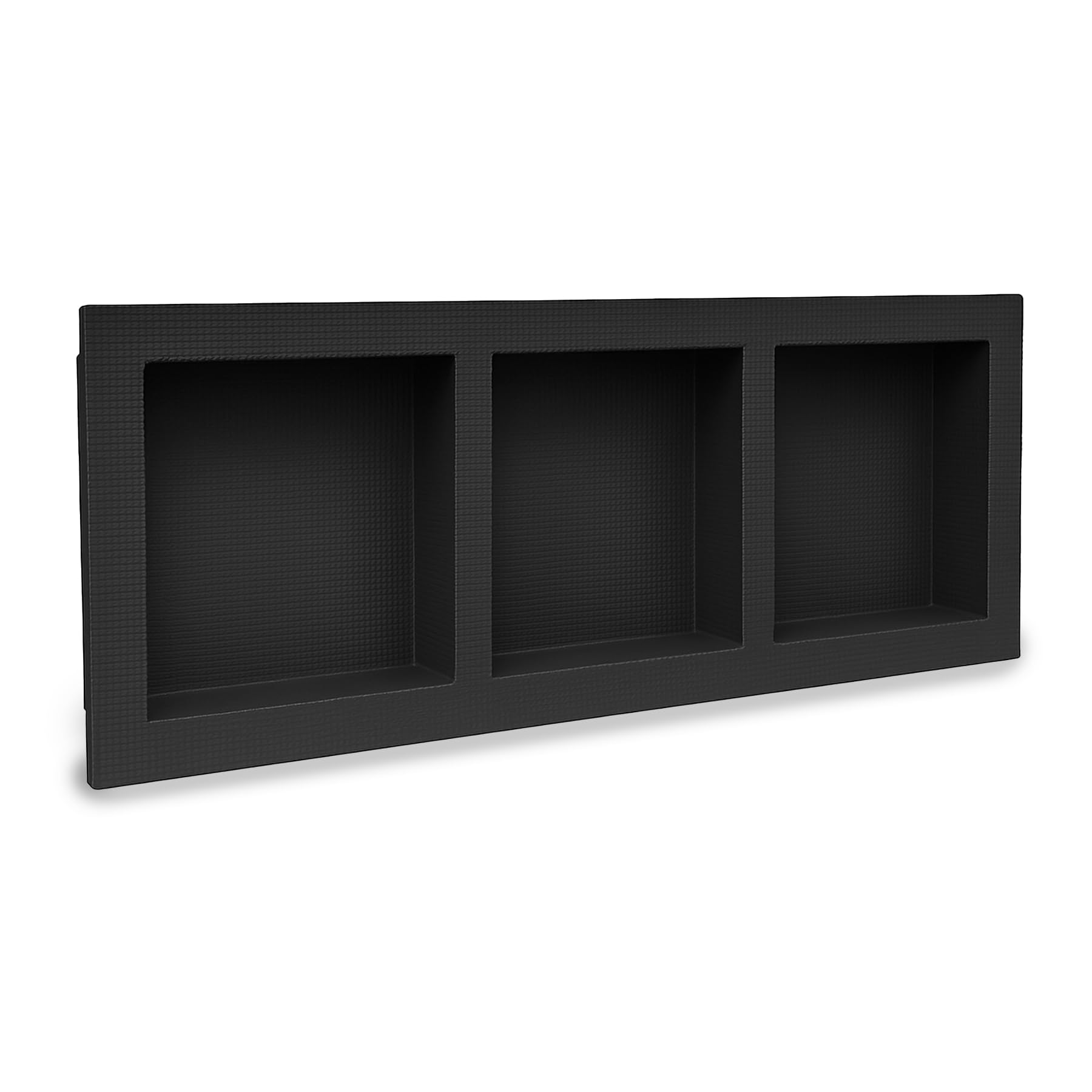 Thermopanel Waterproof Tileable Shower Niche with Flange Made of XPS Foam, Polymer Cement for Wetroom or Bathroom โ Space Saving Shower Storage - 12 x 12 Inches (3 Shelves)