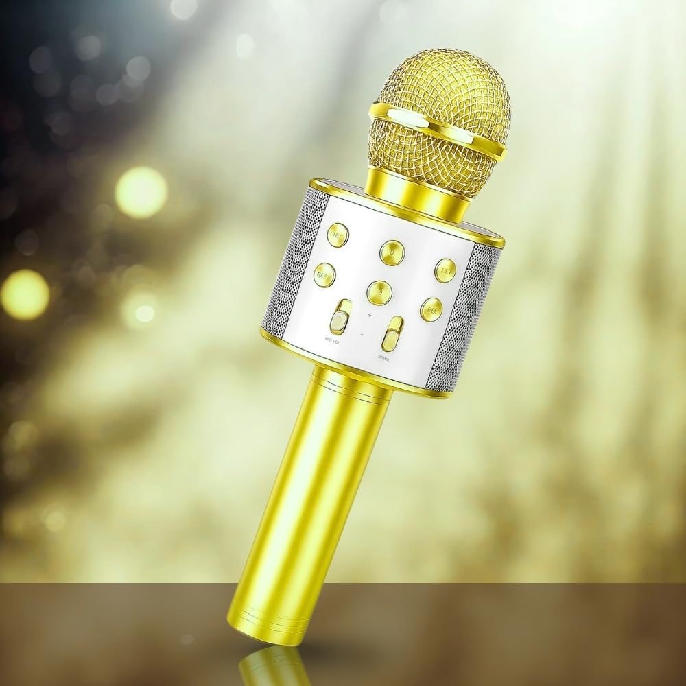 Wireless Bluetooth Karaoke Mic for Kids – 2-in-1 Singing Microphone Toy Set with Rechargeable Speaker | Birthday Gift for Boys & Girls 3+ (Assorted)-picture-13