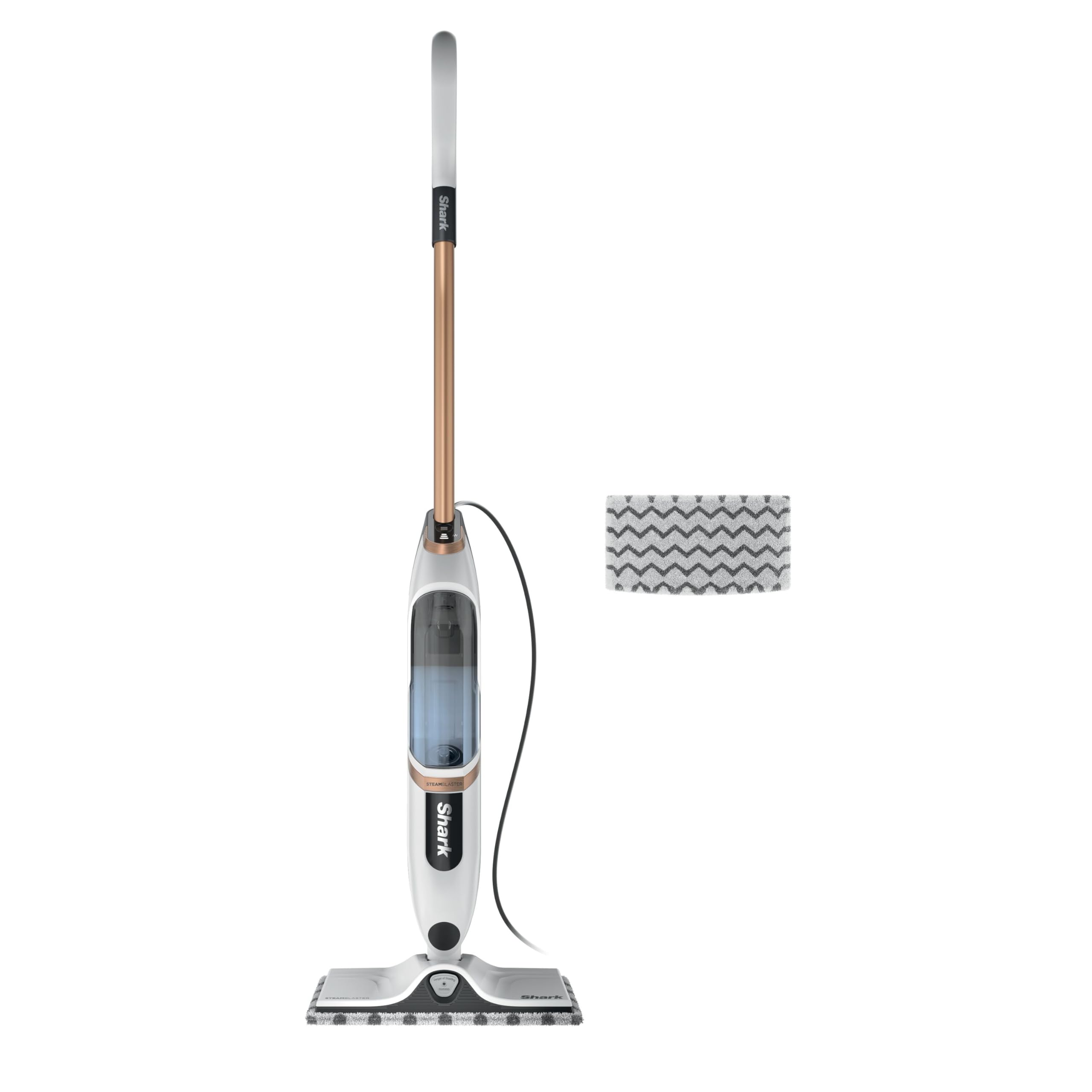 Shark Shark SteamSpot with Steam Blaster Technology for Hard Floors, Lightweight Steam Mop, Chemical Cleaning, Removable Tank, 2 Machi