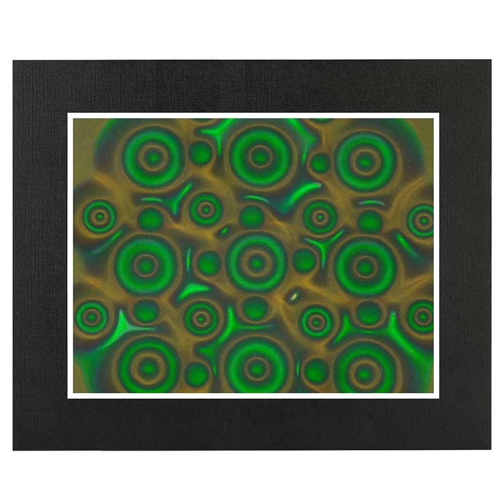 Film de Visualisation de Champ MagnéTique 15,2 X 10,2 Cm, Feuille D'Affichage de Flux MagnéTique, ModèLe MagnéTique de RéCupéRation Automatique InstantanéE pour Scientifique