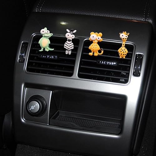 Vista 18 de ZOSTLAND Clip decorativo de coche con diamantes de imitación, ambientadores de automóvil, clip de ventilación de metal, ventilación de aire 2-2