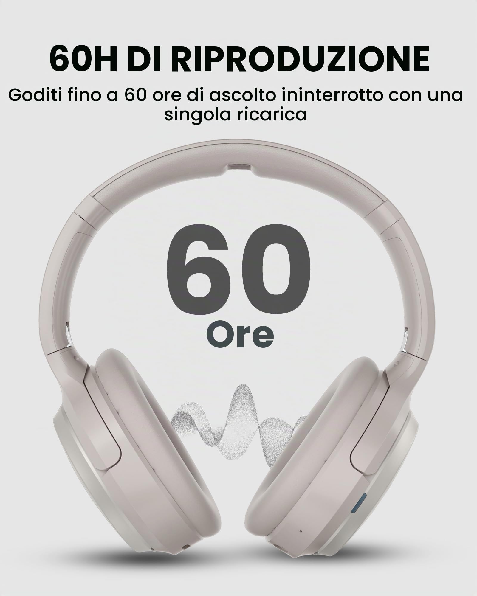 Avantree Eon 3D – Cuffie TV wireless con audio surround virtuale 7.1, cuffie Bluetooth over-ear con base di ricarica