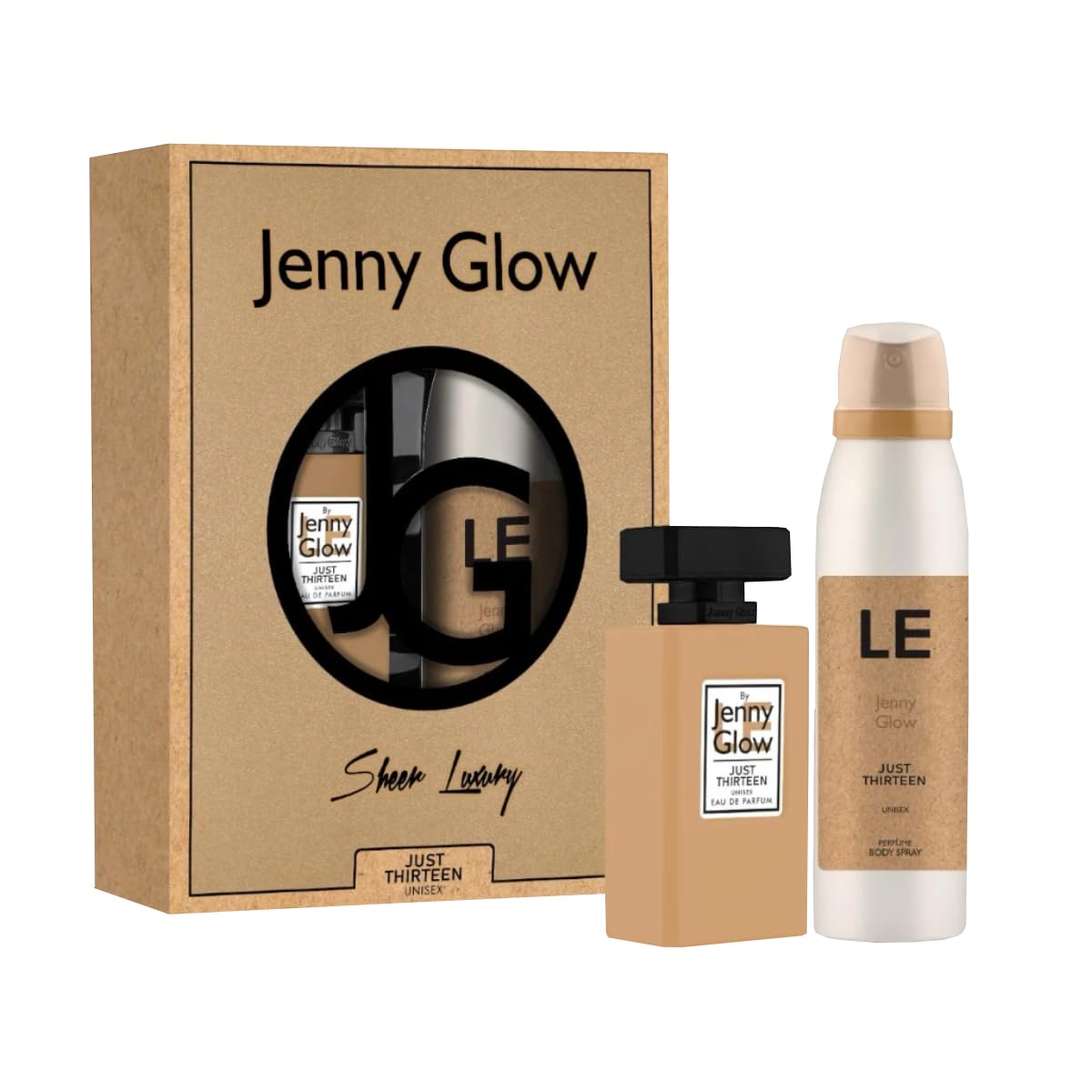 Jenny Glow Luxury Just Thirteen 2 Pieces Gift Set For Woman & Man | Perfume For Women & Men | 30ml Eau De Parfum + 150ml Body Spray | Long Lasting Fragrance | Fresh Scent With Jasmine, Saffron & Amber-image-4