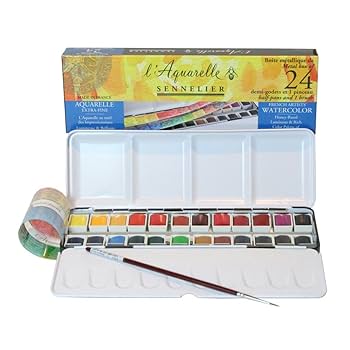 Amazon.co.jp: Sennelier L'Aquarellフランス製水彩絵の具