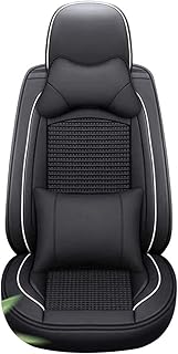 WFSH Cubiertas de Asiento de automóviles Protectores de Asiento Función Accesorios automotrices Interior Compatible con Mitsubishi (Color : Black, Size : Zinger)
