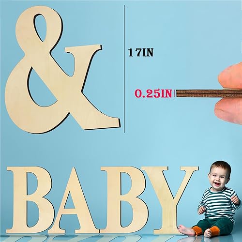 Vista 99 de Números de madera grandes de 15 pulgadas 1, número de madera en blanco 1, grandes números de madera sin terminar para manualidades DIY, grandes