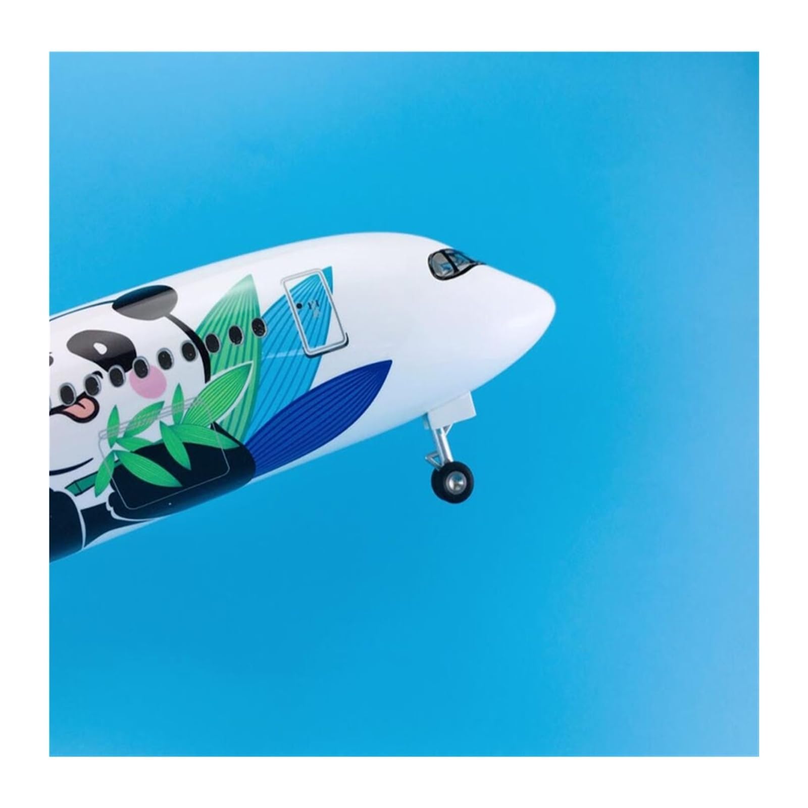 Modello di Aereo in lega Per Il Modello Di Aereo A350-900 Sichuan Airlines Panda In Lega Per Passeggeri Con Ruote Da 47 Cm