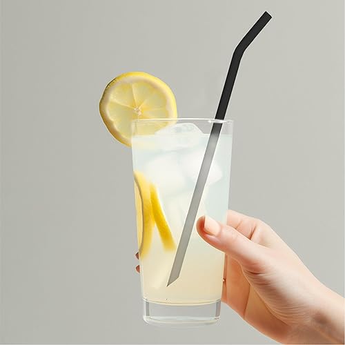 Miniatura 8 de Pajitas de silicona de platino 14 pulgadas extra largas y anchas para vasos de 40 onzas de Stanley Reduce Yeti y más juego de 8 pajitas