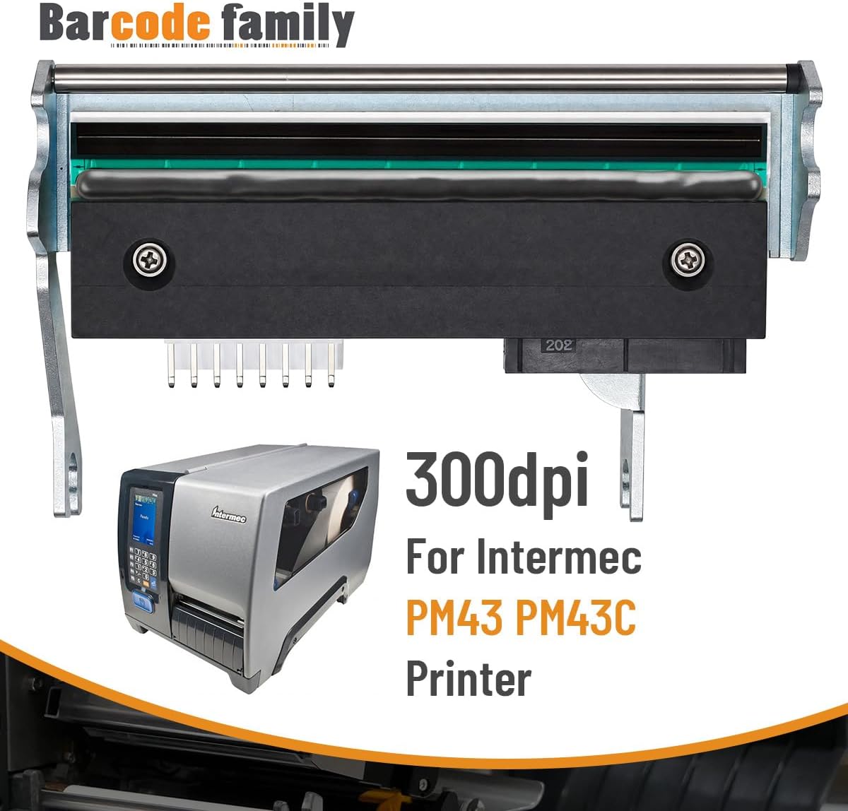 710-179S-001 PM43 4" Thermal Printhead for Intermec PM43 PM43C 300DPI Barcode Label Printers Print Head | 180-Days Warranty