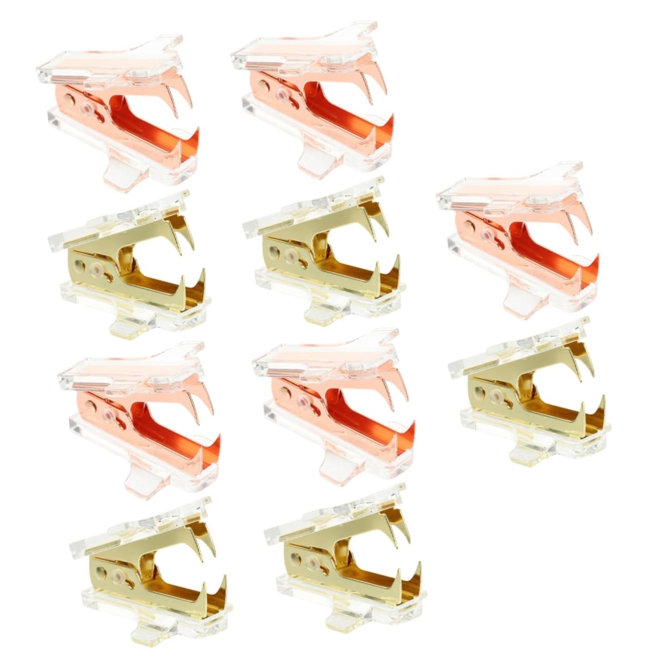 DOITOOL 5 Series Mini Quitapúas De Grapas Herramienta Portátil Oficina Aeronáutico Retirar Grapas Sin Dañar 2 Piezas X 5