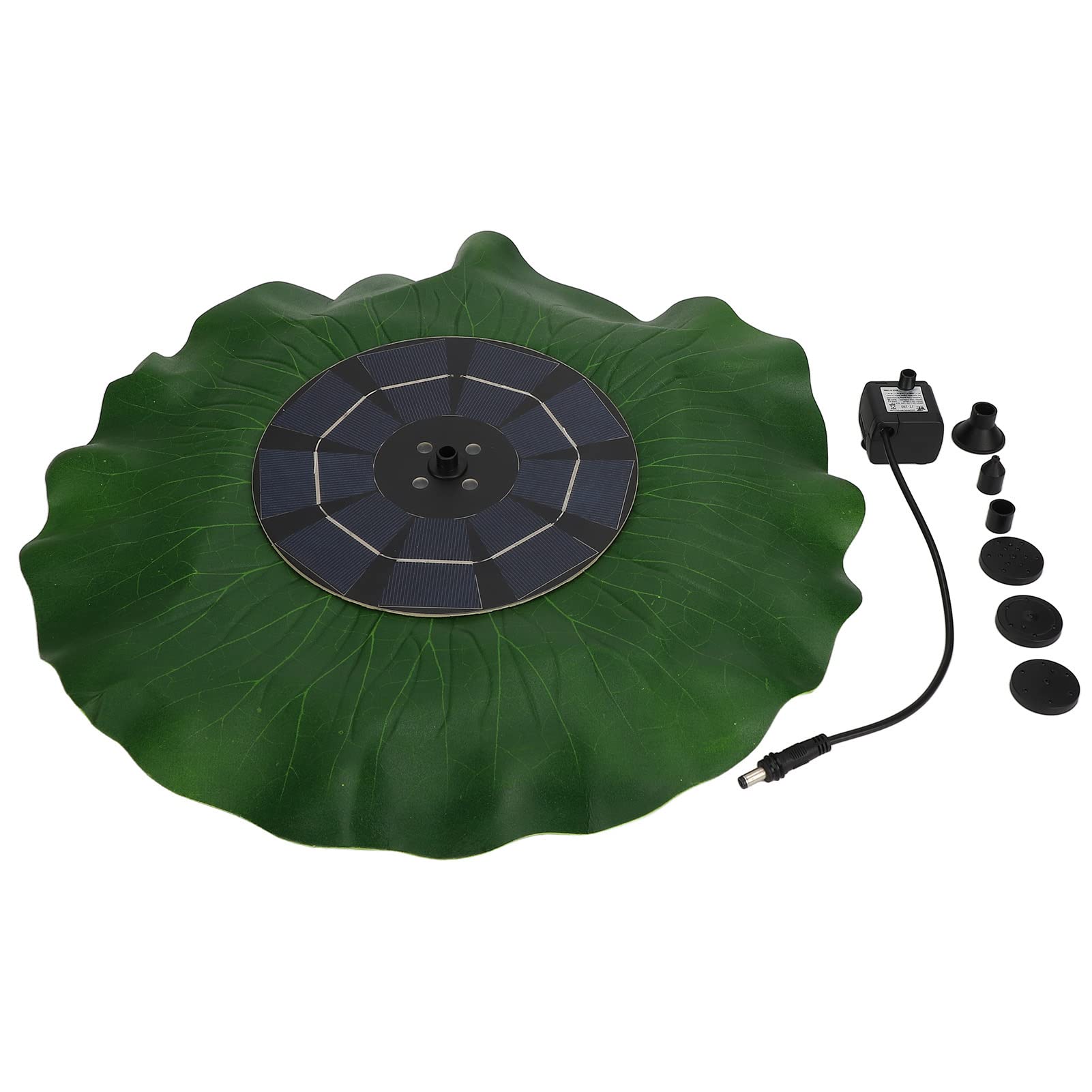 Fontaine solaire flottante pour bassin et jardin avec 3 buses