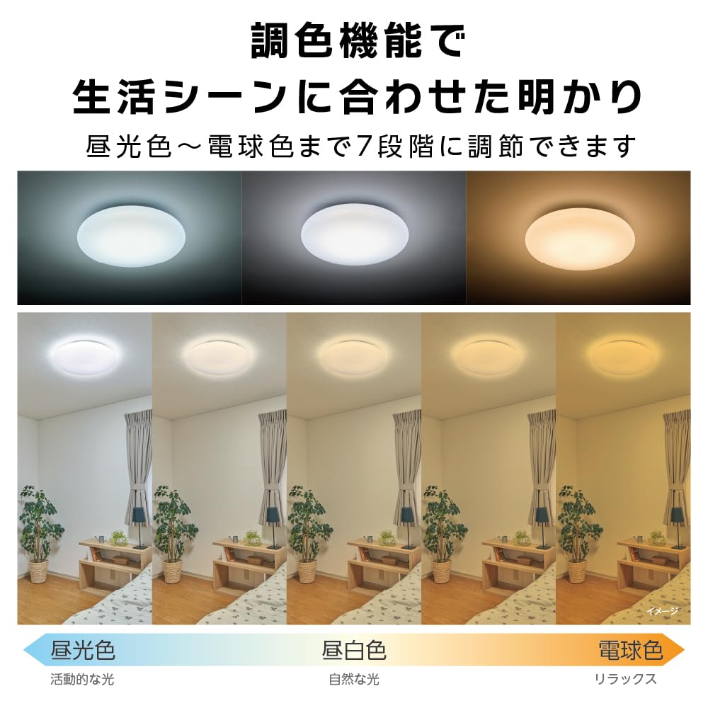 Amazon | 【5年保証 透明アダプタで簡単取付】 ドウシシャ LED