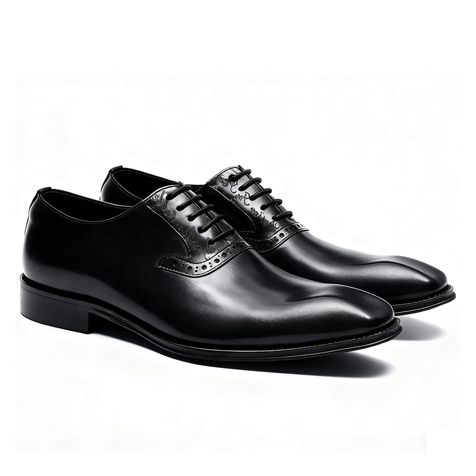 Męskie buty Oxford z wysokiej jakości skórą bydlęcą i oddychającą podszewką, na wesele, do biura i na formalne okazje