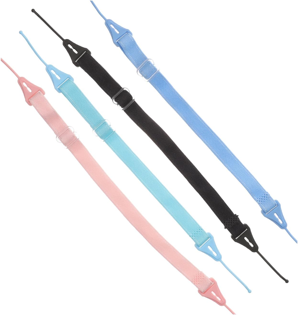 OSALADI 20pcs Adjustable Glasses Holders for Boys and Girls Elastic Eyewear Straps Design for Sunglasses and Eyeglasses