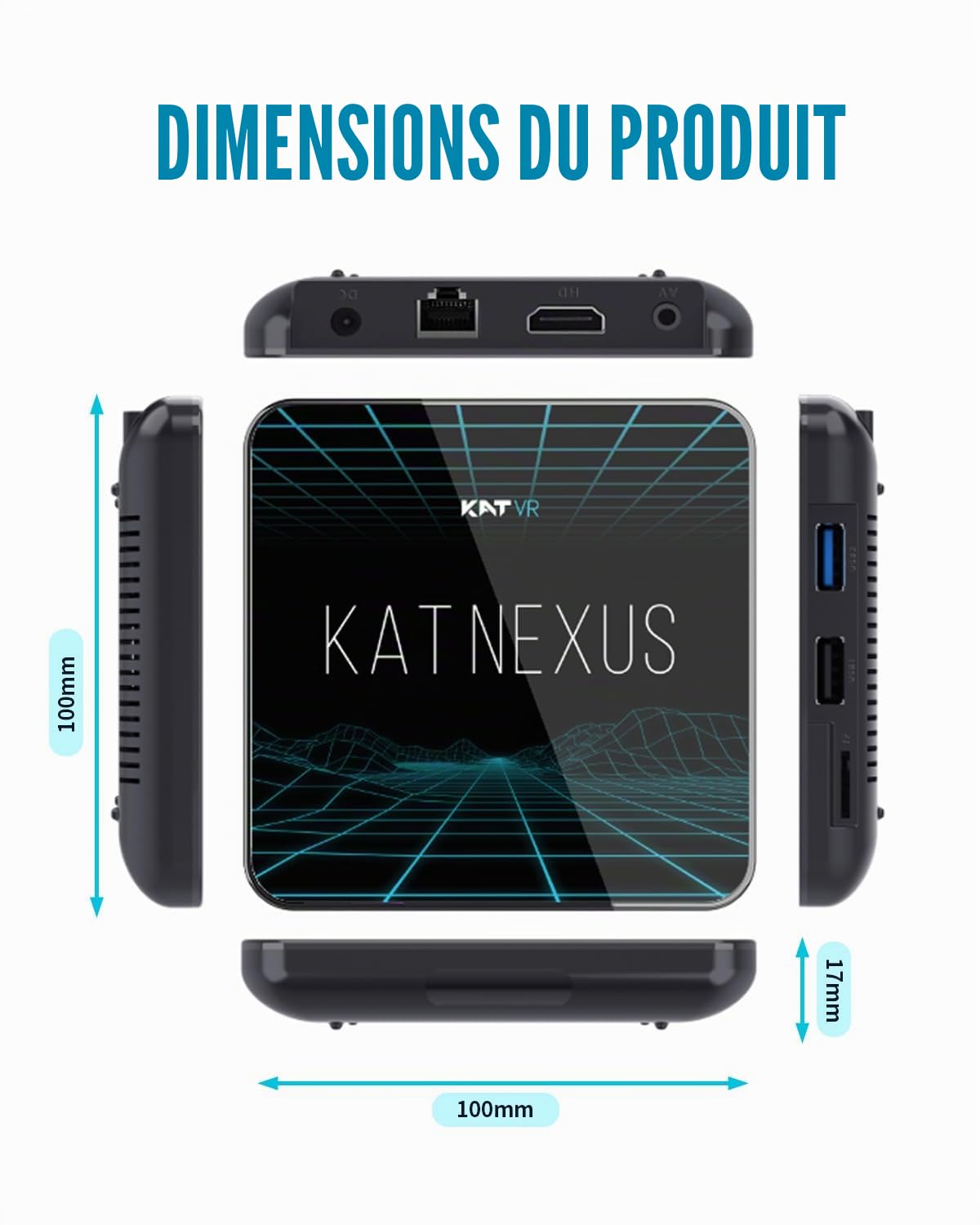Appareil KAT Nexus VR, système de suivi corporel complet pour une expérience immersive, compatibilité universelle avec jeux de locomotion gratuits, mouvement 360°