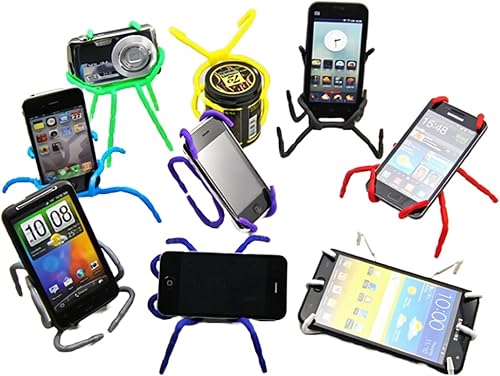 Miniatura 9 de Soporte universal multifunción portátil de araña flexible para iPhone Samsung Google Pixel Soporte para teléfono celular Smartphones Tablets en