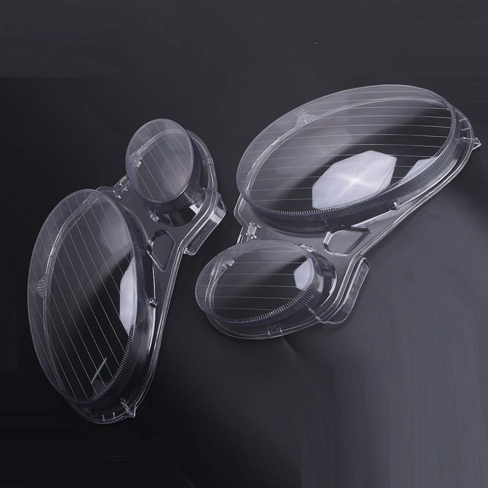 Front Headlamp Headlight Lens Cover Clear W211 E Class 02-08 1Pair product thumbnail 5