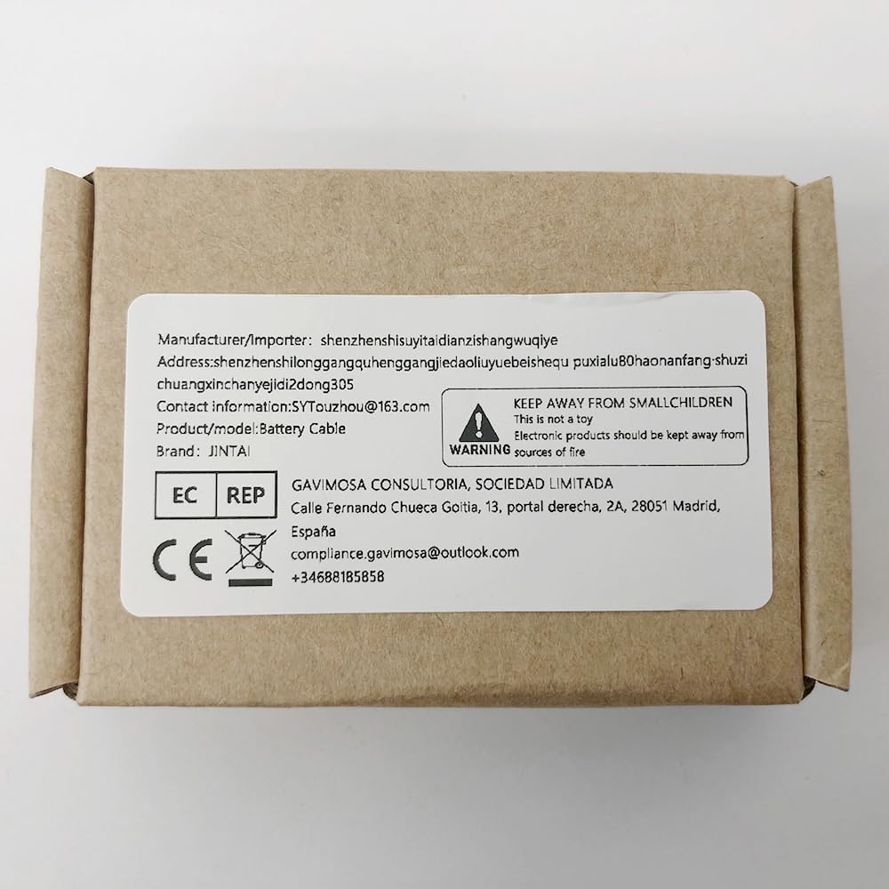 JINTAI Câble de Batterie pour Dell Latitude 5521 Precision 3561 bm156c 0TVWVN