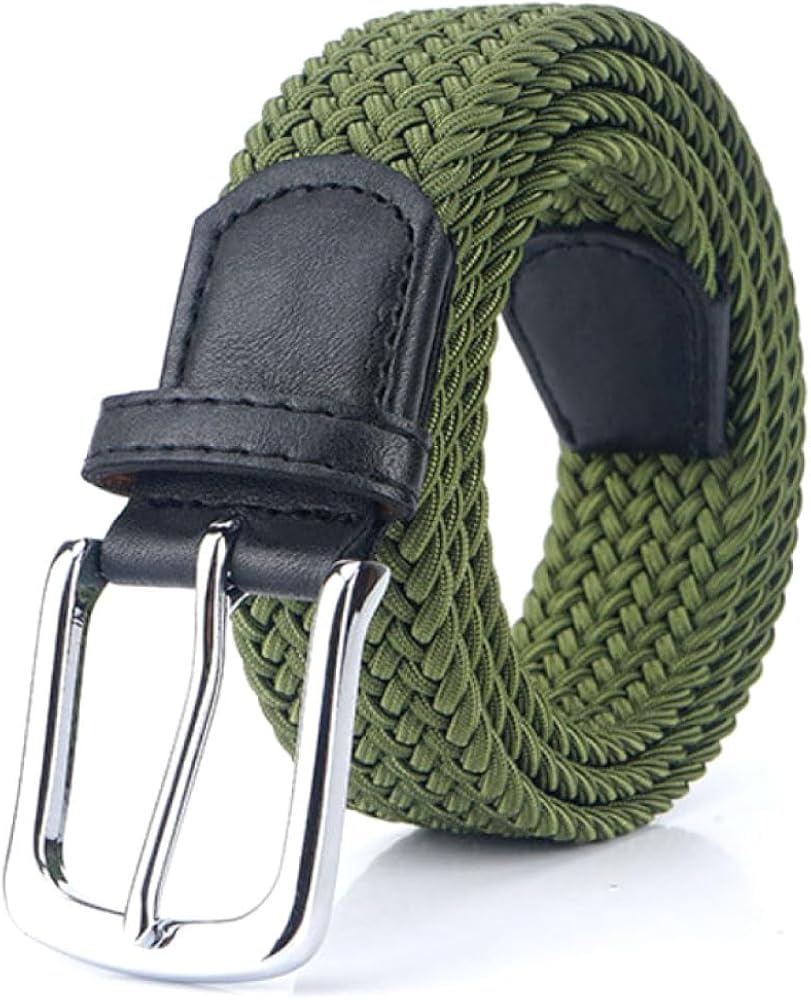 Amazon | [FREESE] ベルト 編み込み メッシュベルト 穴なし無