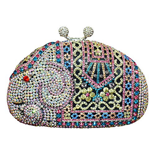 Pochette mariage femme avec chaîne élégante et grand compartiment maquillage de soirée
