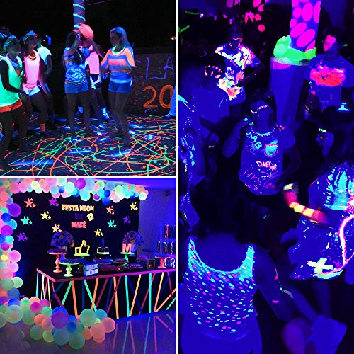 image for Onforu LED Black Lights Bulb, 7W A19 E26 Bulb, 385-400nm, Glow in The 