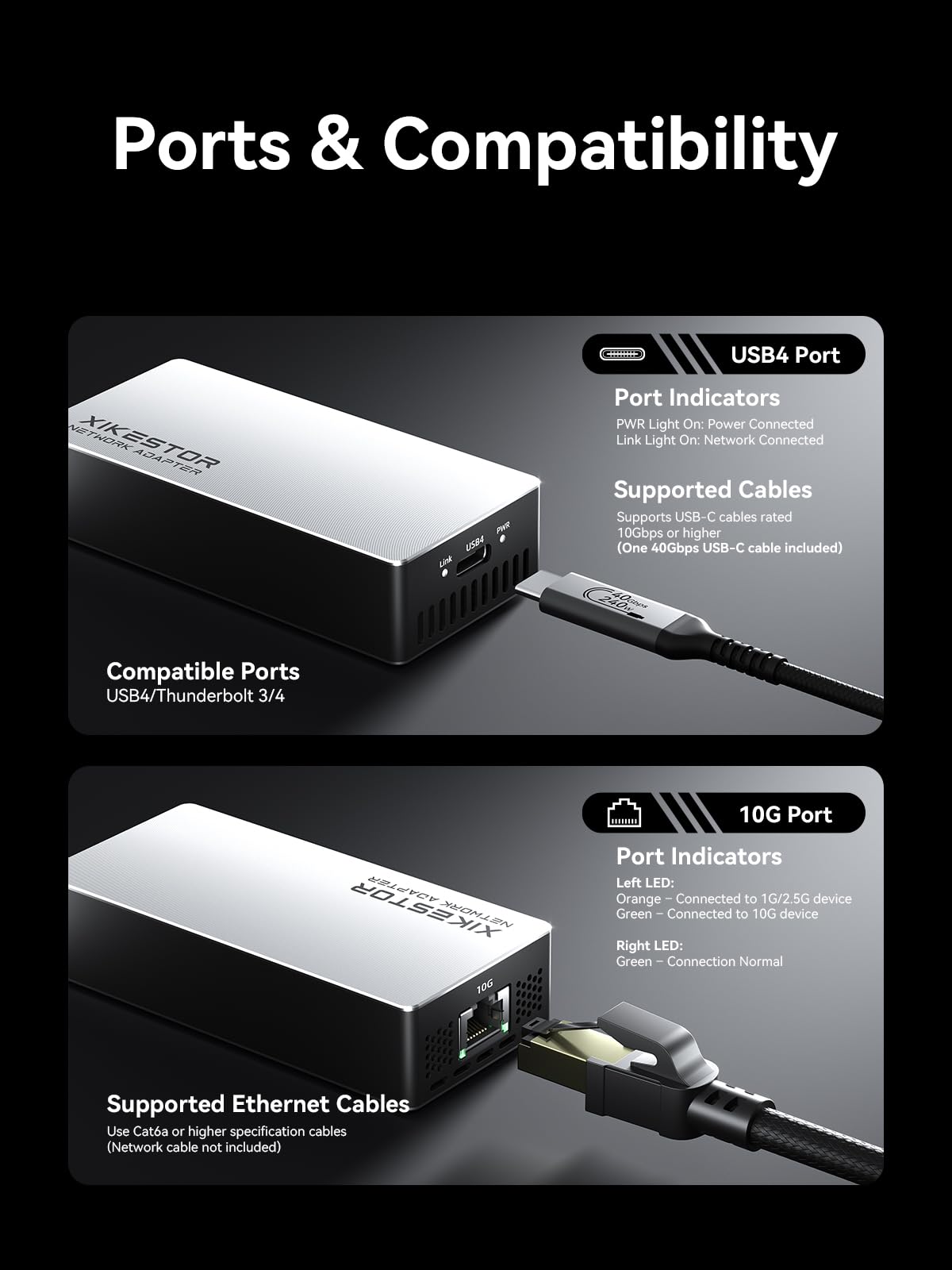 ルーター・ネットワーク機器 TREBLEET USB4 10G Ethernet Adapter TREBLEET USB4 10G Ethernet Adapter