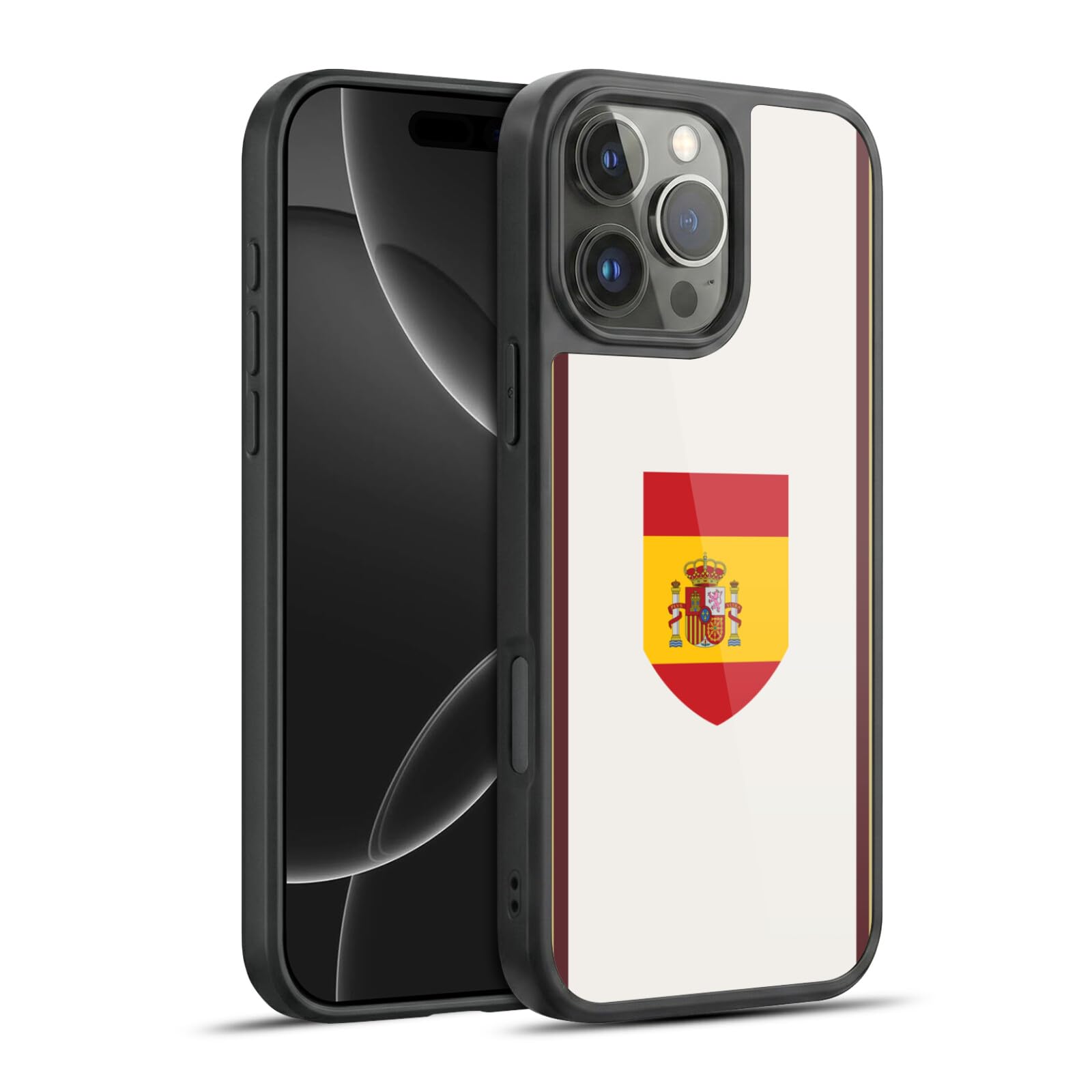 Coque Espagne iPhone 16 Pro Max silicone football antichoc - 8