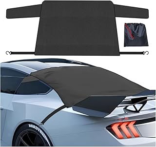 Car Windshield Snow Ice Cover, Windproof Sunshade Protector, Oxford Cloth Car Frost Window Covers, Universal Fit for Most Cars, Trucks, SUVs