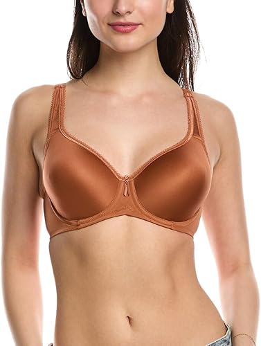 Wacoal Women's Basic Beauty Lightly Padded Underwire Full Coverage T-Shirt Bra, 