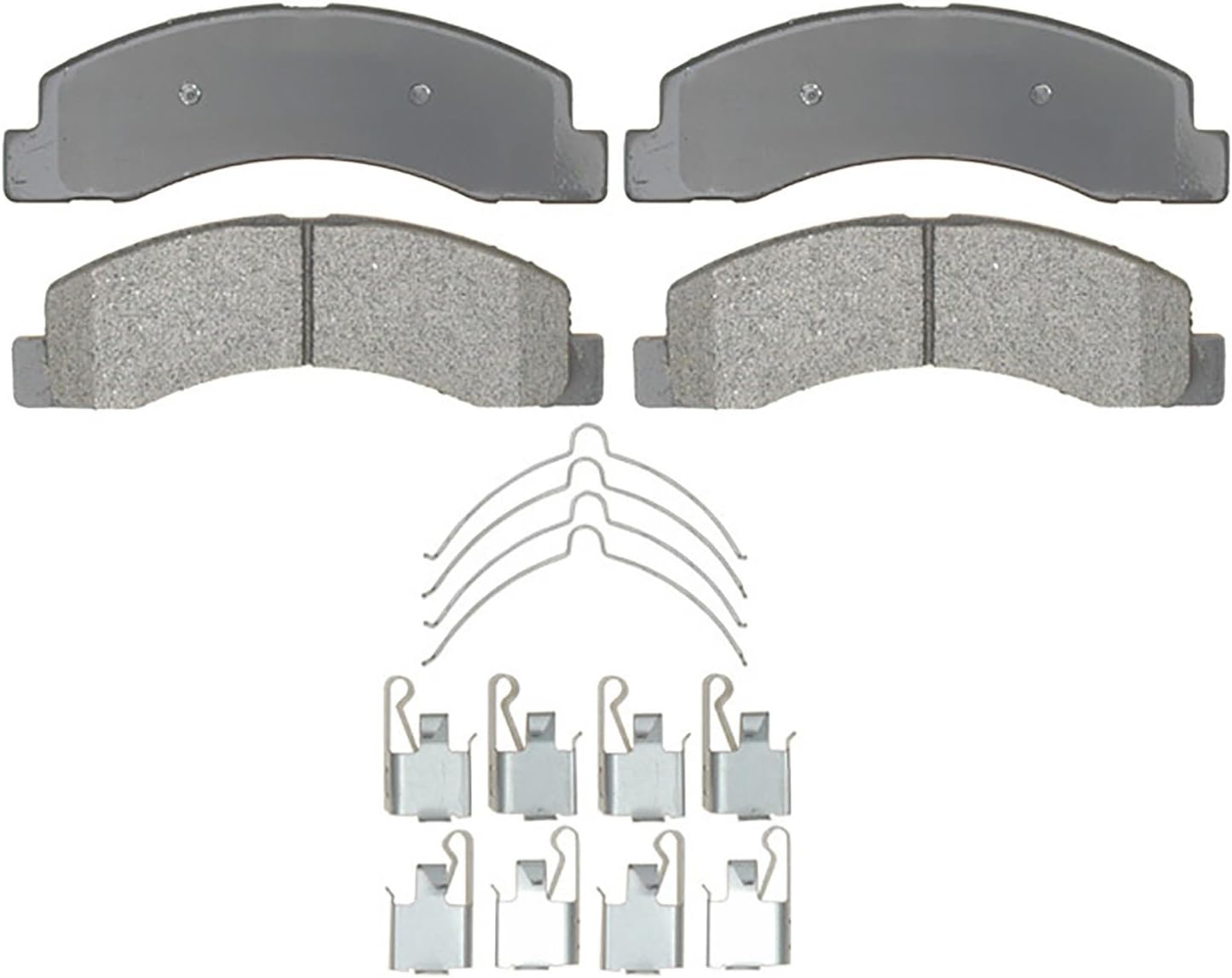 ACDelco Silver 14D824M (19286119) Semi-Metallic Front Disc Brake Pad Set
