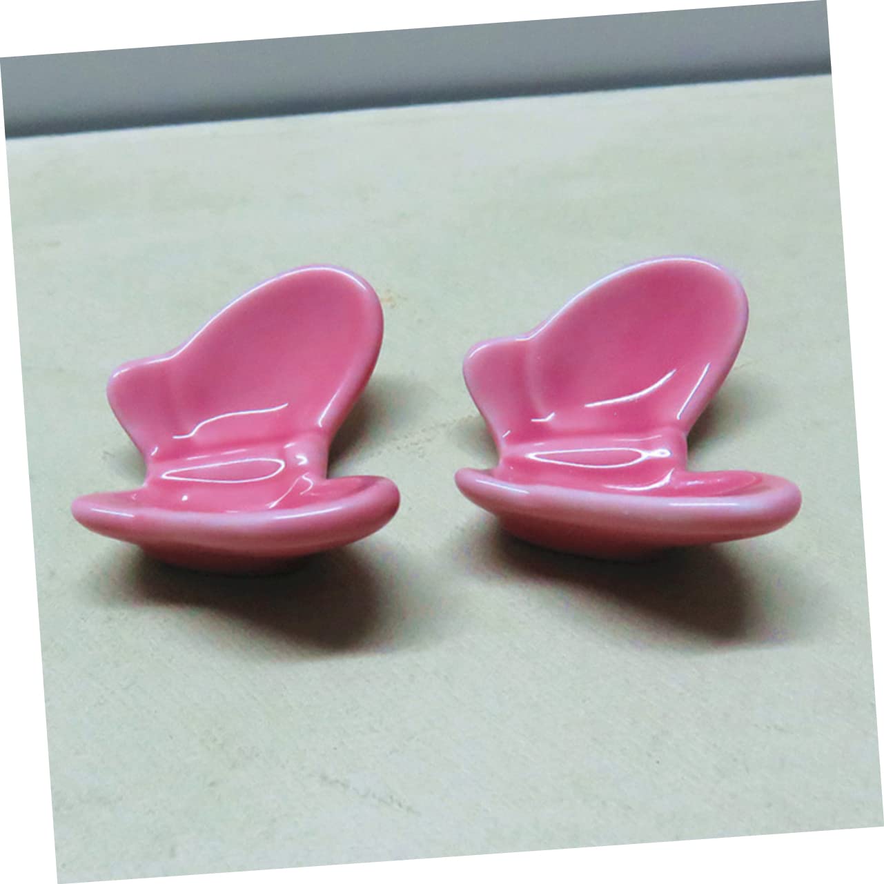 Générique Lot de 12 Supports de Baguettes, Support de Baguettes, décoration de Bureau, Support de Baguettes, céramique Rose, nécessités Quotidiennes, Support de Baguettes, Support de Baguettes