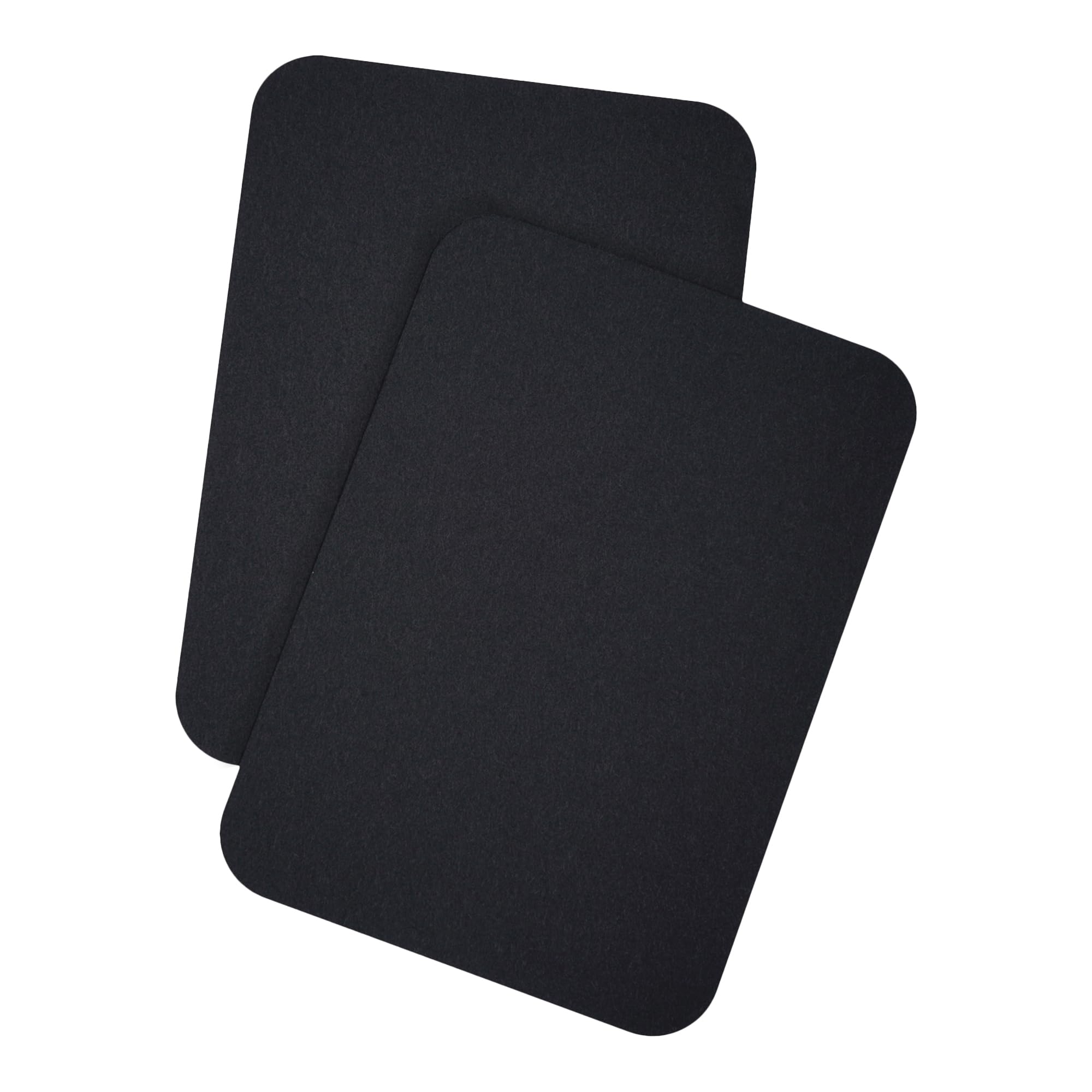 DIN A5 Blanko Karten Set mit runden Ecken zum Basteln und Selbstgestalten 300 g/m² Fotokarton Kraftpapier Graspapier (schwarz 300g/m², 400 Karten)