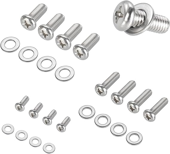 FandWay TV Mount Hardware Kit, VESA TV Mount Screws for TV and Monitor