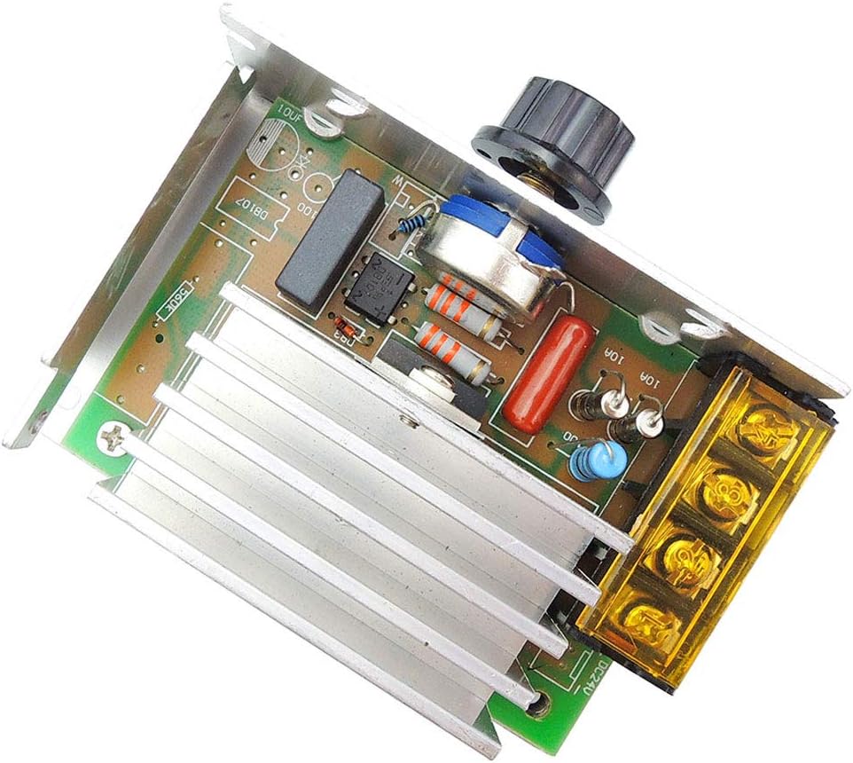 π Crazy Deals uniquegoods AC 110V-220V 4000W High Power SCR Motor Speed Controller Voltage Regulator Temperature Governor Dimming Monitor 50% Off Discount uniquegoods AC 110V-220V 4000W High Power SCR Motor Speed Controller Voltage Regulator Temperature Governor Dimming Monitor