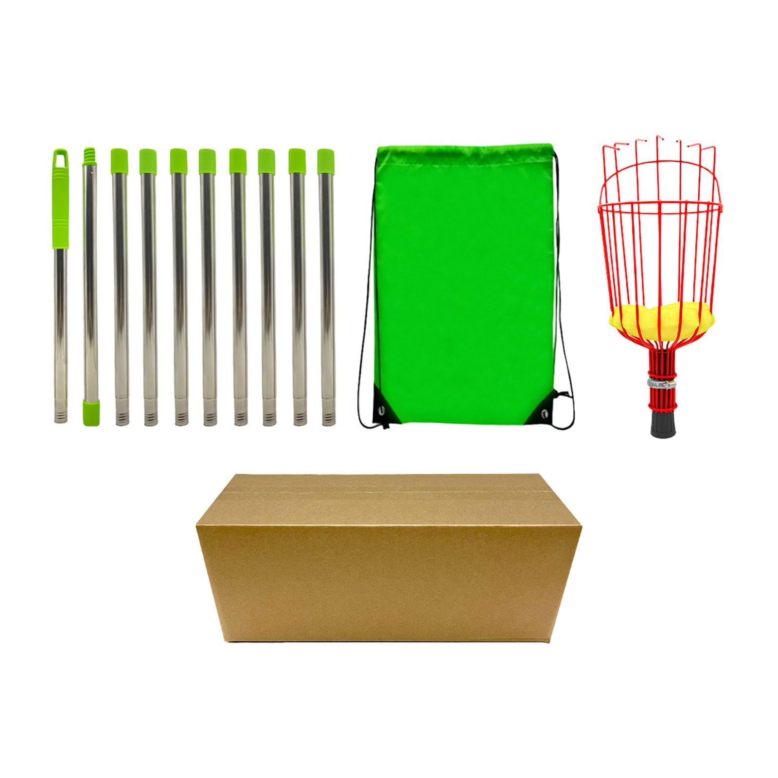 LekLai Recolector de Frutas, Recolector de Frutas Cosechadora Recolección de Frutas Herramientas de Jardín Equipo de Recolección de Frutas para Mango Y Pera/4 Meter